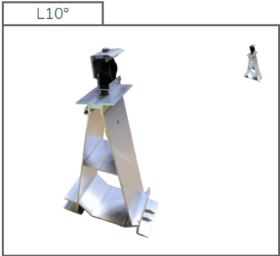 ValkPro+ Aluminium rear foot (side) 724651