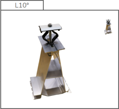 ValkPro+ Aluminium rear foot (middle) 724650