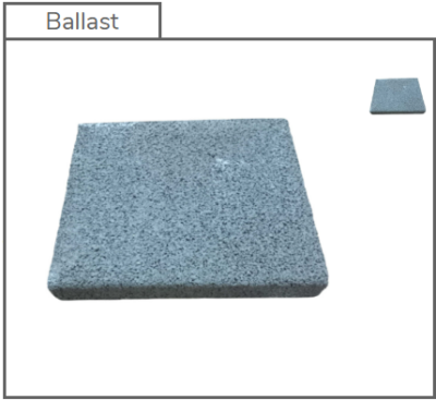 Concrete Ballast Tile 9kg